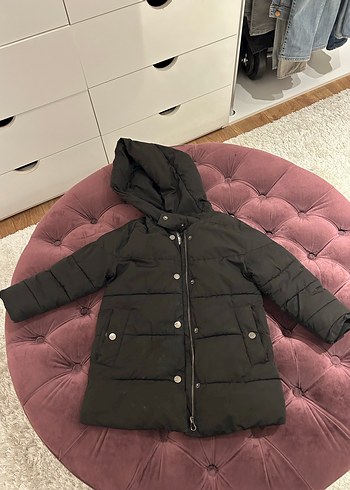 Zara unisex 5 yaş siyah şişme kaban - Görsel 3