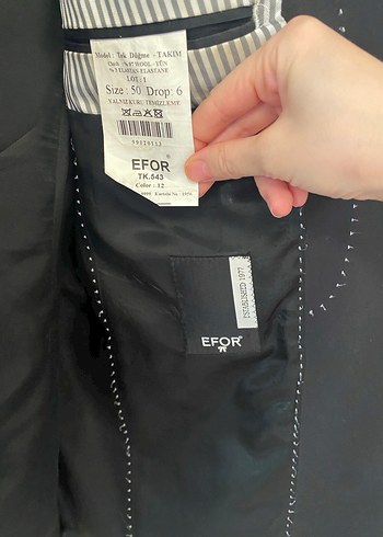 50 Beden Siyah Düğmeli Erkek Takım Ceketi