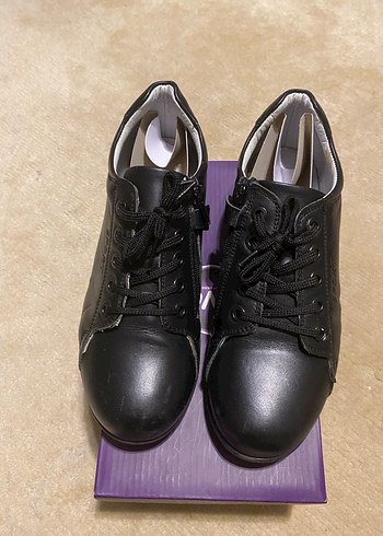 Panço Siyah Erkek Çocuk 35 numara ayakkabı - Görsel 3