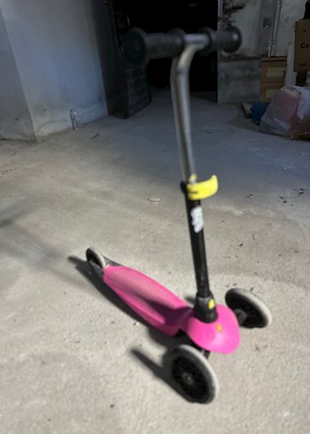Renkli Pembe Çocuk Scooterı - Görsel 4