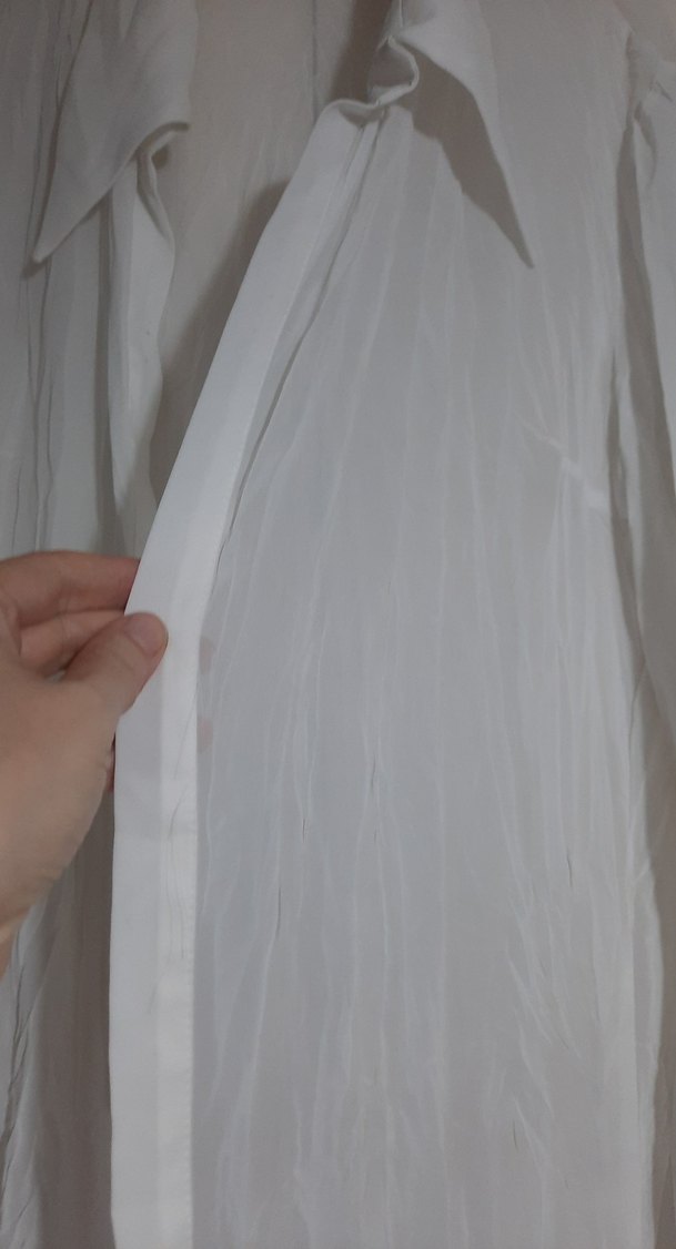 Butik dayı Uzun Beyaz Bohem Kadın tunik - Görsel 2