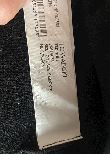 Nakışlı Siyah Örgü Bere - Görsel 5