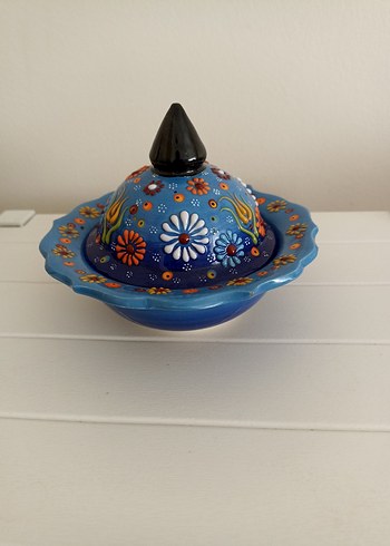 Çini El yapımı Şekerlik Tabak Dekor
