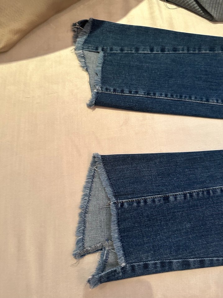 Yırtmaçlı Adl Kadın Denim Pantolon - Görsel 3