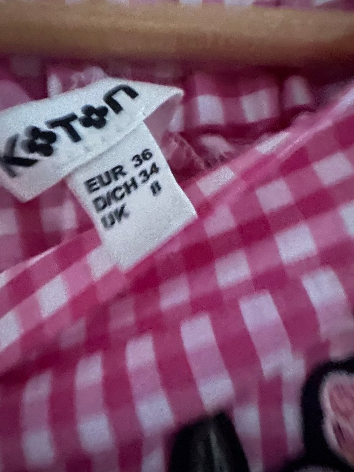 Koton kareli elbise - Görsel 2