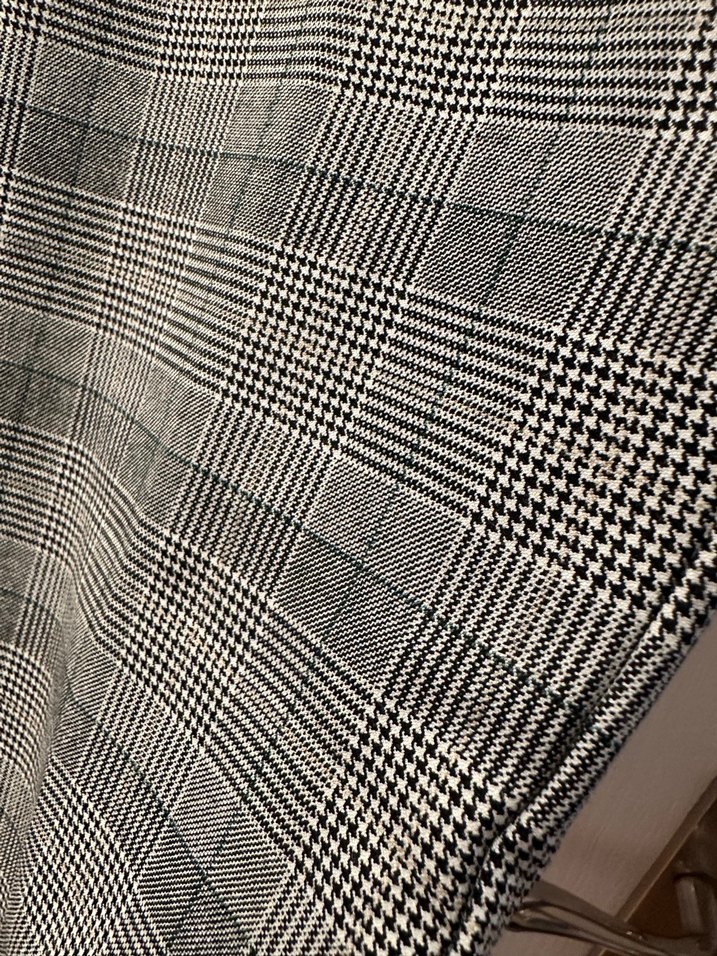 Gri Midi Kumaş Kadın Pantolon - Görsel 3