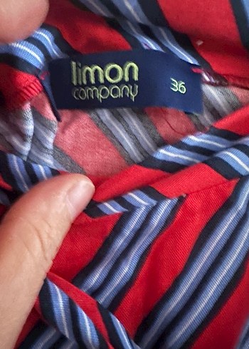 Kırmızı Çizgili  Uzun Etek - Görsel 3