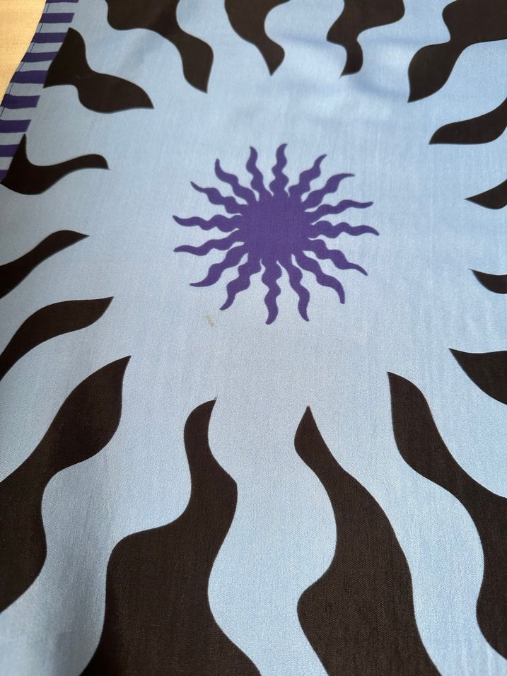 İmannoor güneş desenli şal - Görsel 4