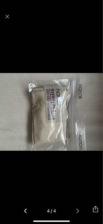 diğer Beden ten rengi Renk Silikonlu penye şal yeni kilitli paket