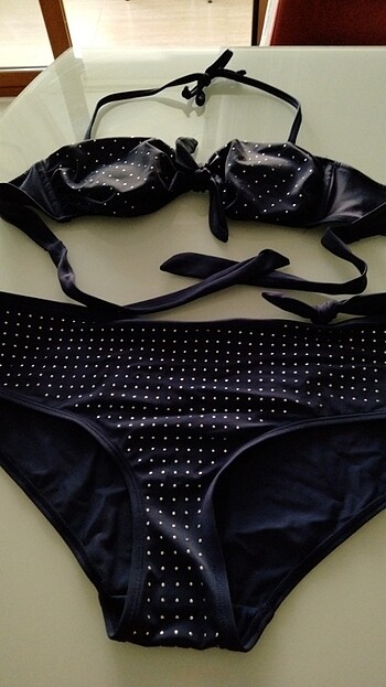 xl Beden lacivert Renk Bikini takim