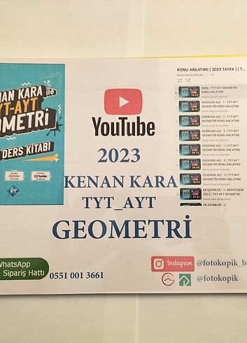 Kenan kara 2023 tyt ayt geometri 