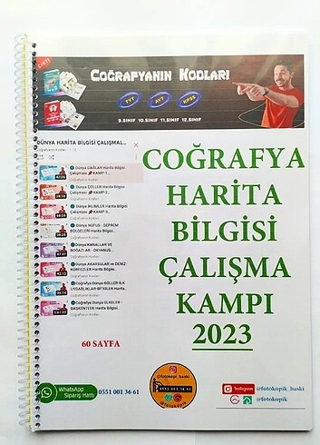 Coğrafya harita çalışma kampı 2023