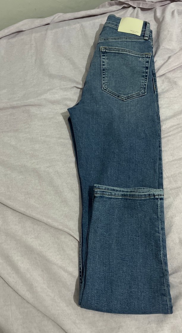 Rag & Bone Mavi Denim Jean — görsel 4/5