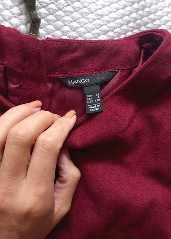Trendyol & Milla Bordo Salaş Midi Elbise Haki Kollar