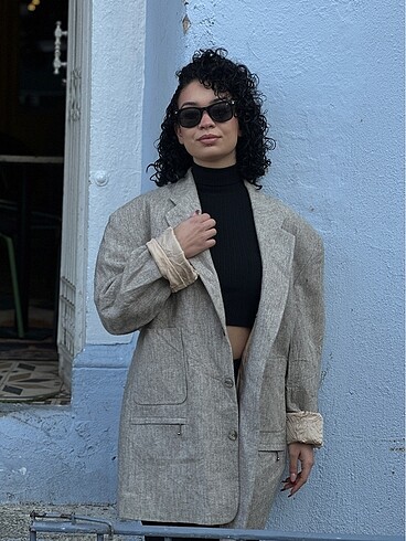 xl Beden ten rengi Renk Blazer