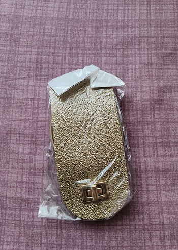 Bohem Tarzı Gri Tokalı Telefon Askısı - Görsel 5