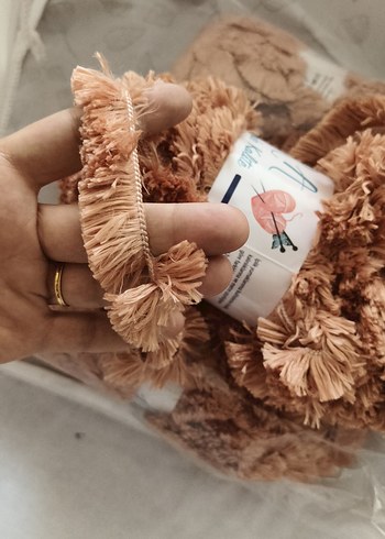 Bohem Tarzda El Yapımı Püsküllü İplik - Görsel 2