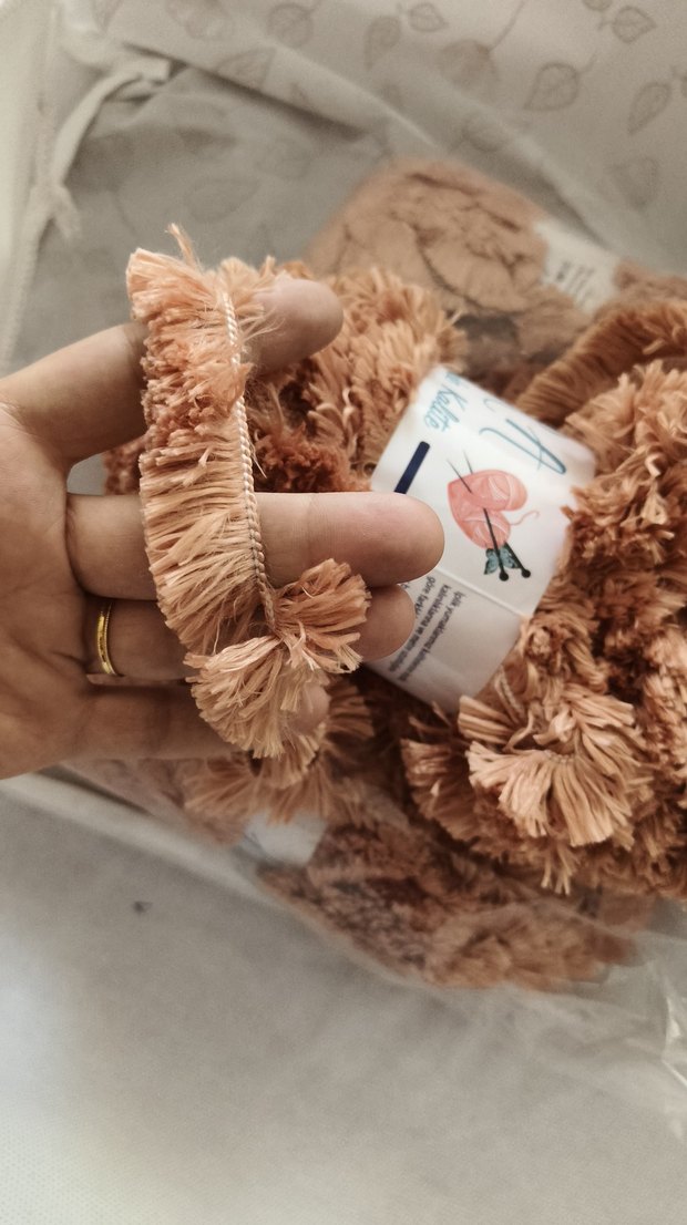 Bohem Tarzda El Yapımı Püsküllü İplik - Görsel 2