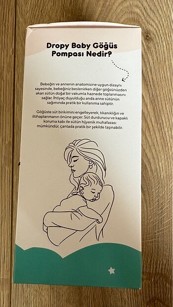 Beden Renk Dropy Baby manüel göğüs pompası