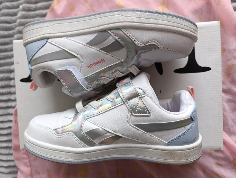 Reebok Asero Kız Çocuk Gri Beyaz Spor Ayakkabı 35 numara - Görsel 3