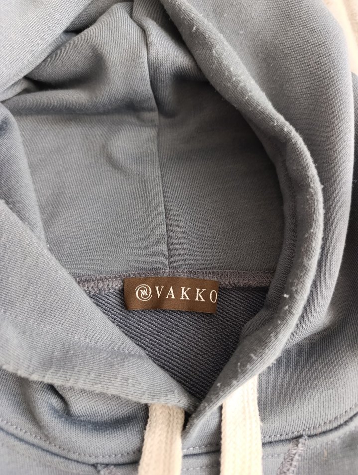 Vakko Erkek Gri Kapüşonlu Sweatshirt XL - Görsel 4