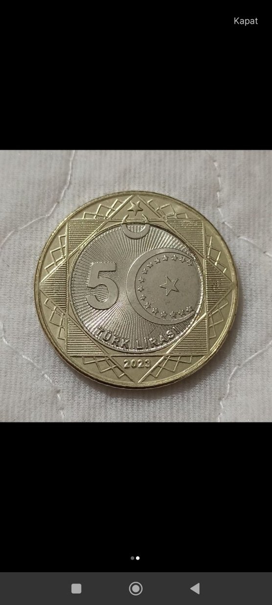 Türkiye Cumhuriyeti 100.Yıl Hatıra Parası - Görsel 2