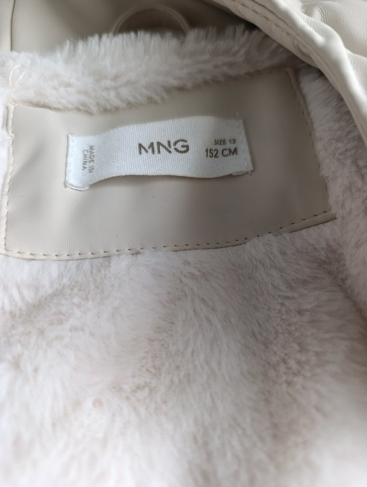 Mango Kürklü Kapüşonlu 12 Yaş 152 cm Mont - Görsel 2