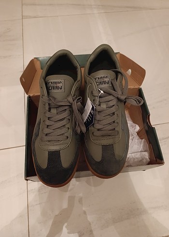 Lacoste Baseshot Pro Haki Sneaker - 45 Numara - Görsel 3