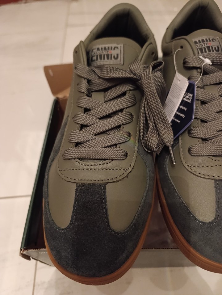 Lacoste Baseshot Pro Haki Sneaker - 45 Numara - Görsel 4