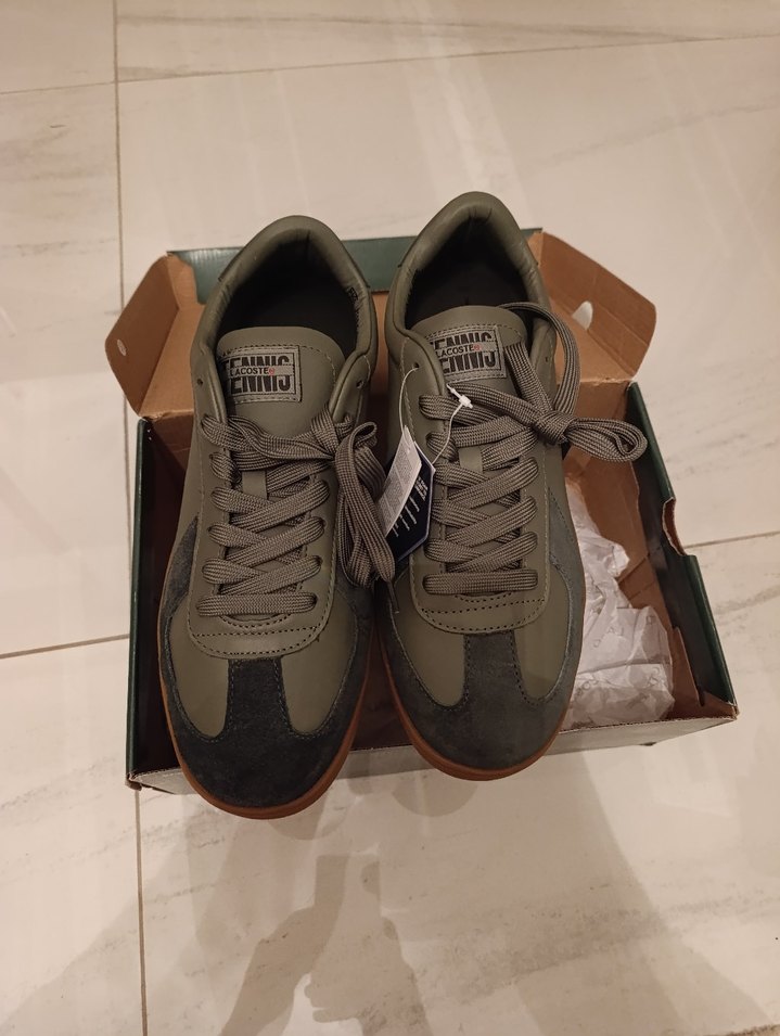 Lacoste Baseshot Pro Haki Sneaker - 45 Numara - Görsel 3
