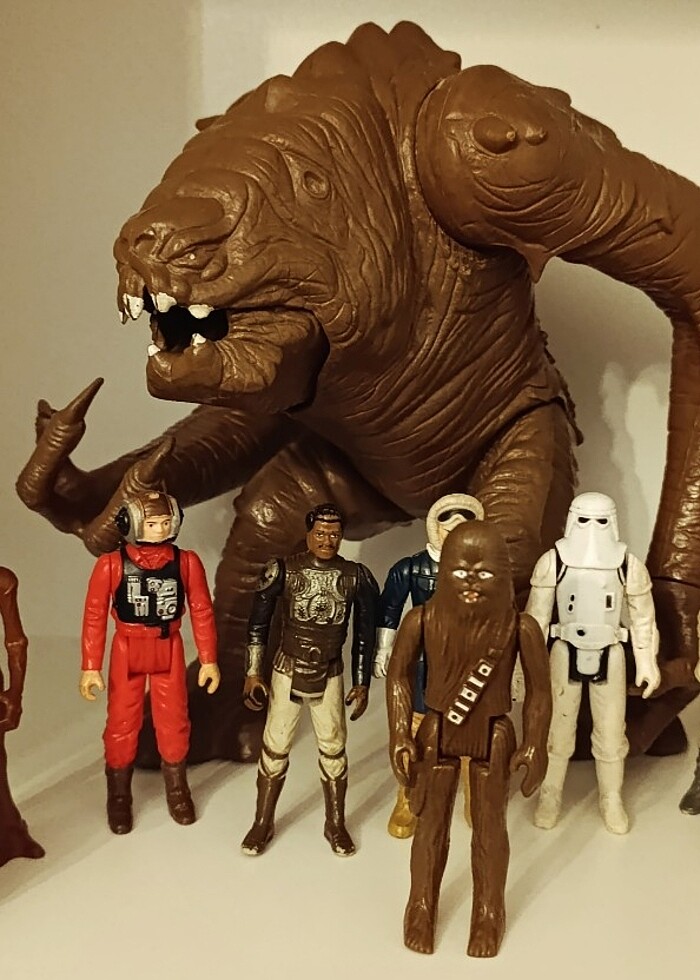 Star Wars ROTJ 1984 Kenner Palitoy Rancor Monster! - Görsel 2