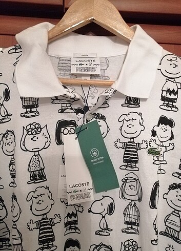 Lacoste Peanuts Polo Yaka XXL BEDEN Erkek T-Shirt - Görsel 2