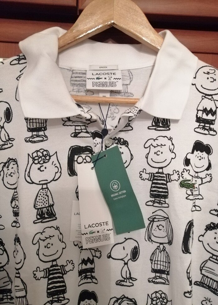 Lacoste Peanuts Polo Yaka XXL BEDEN Erkek T-Shirt - Görsel 2