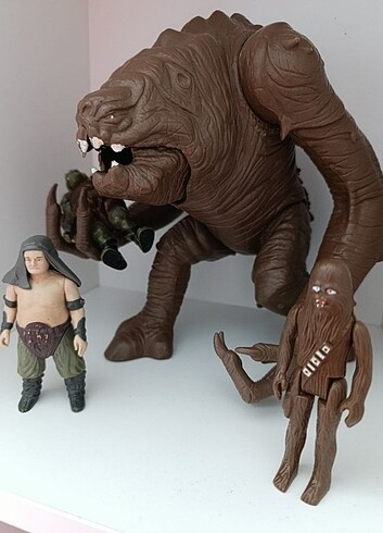 Star Wars ROTJ 1984 Kenner Palitoy Rancor Monster & Keeper & Gam - Görsel 5