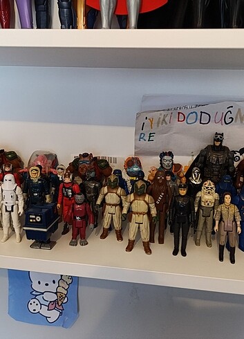  Vintage figür - star wars, TMNT, motu