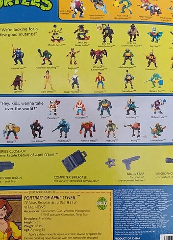 TMNT 1990 April O'Neill Figür - Görsel 5