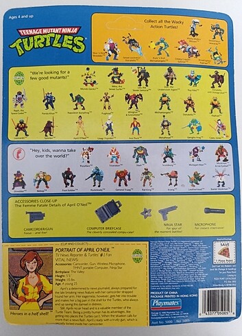 TMNT 1990 April O'Neill Figür - Görsel 7