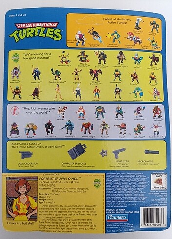 TMNT 1990 April O'Neill Figür - Görsel 8