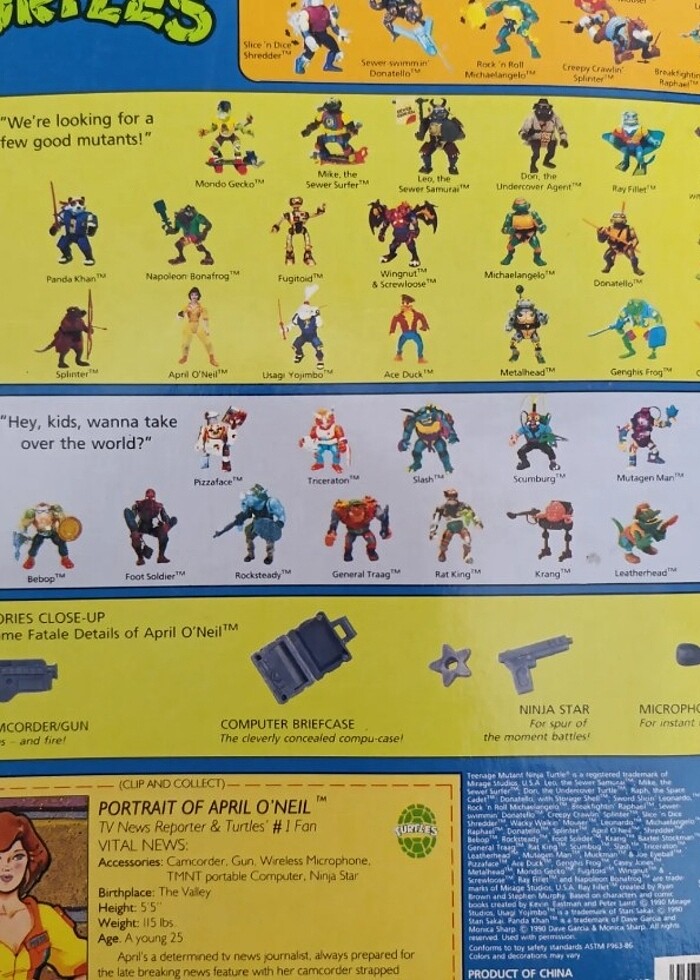 TMNT 1990 April O'Neill Figür - Görsel 5