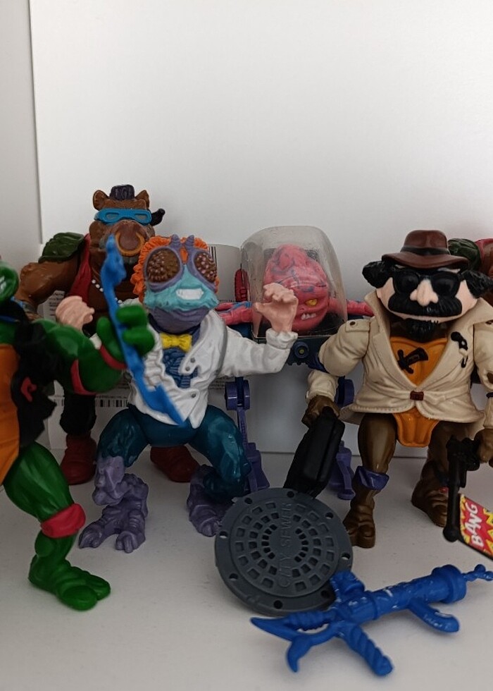 Vintage TMNT Figürler - Görsel 3