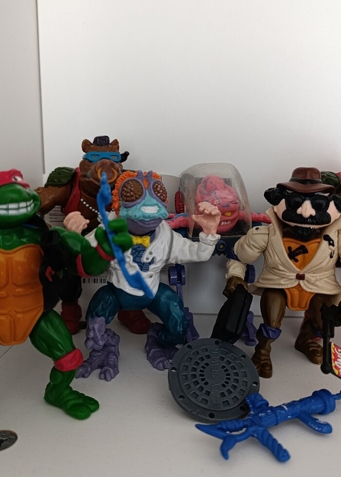Vintage TMNT Figürler - Görsel 4