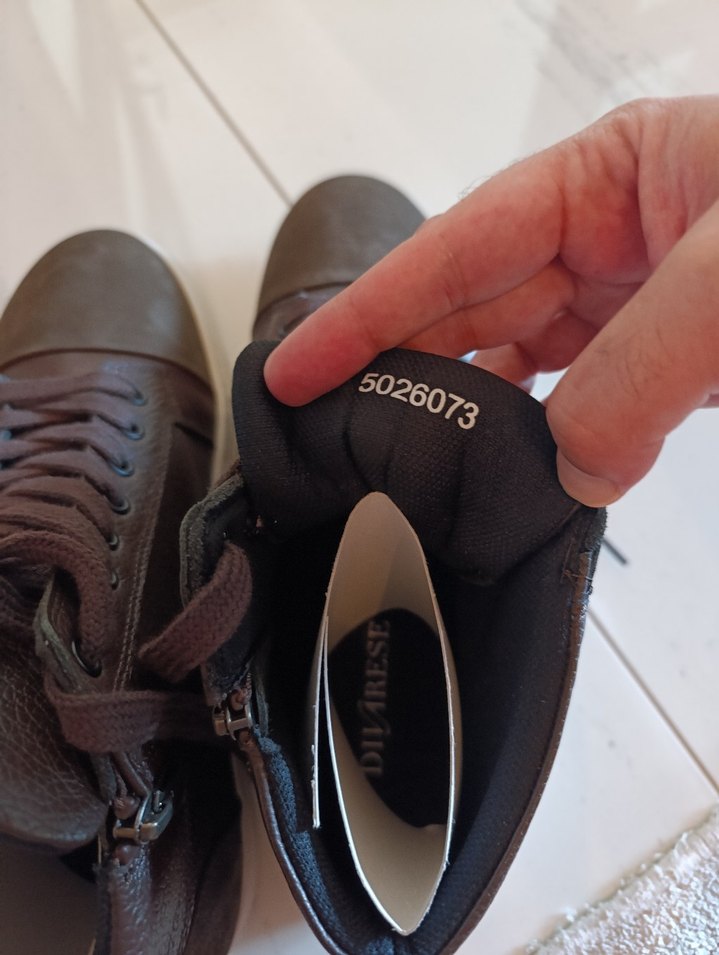 Divarese 45 numara Kahverengi bot - Görsel 5