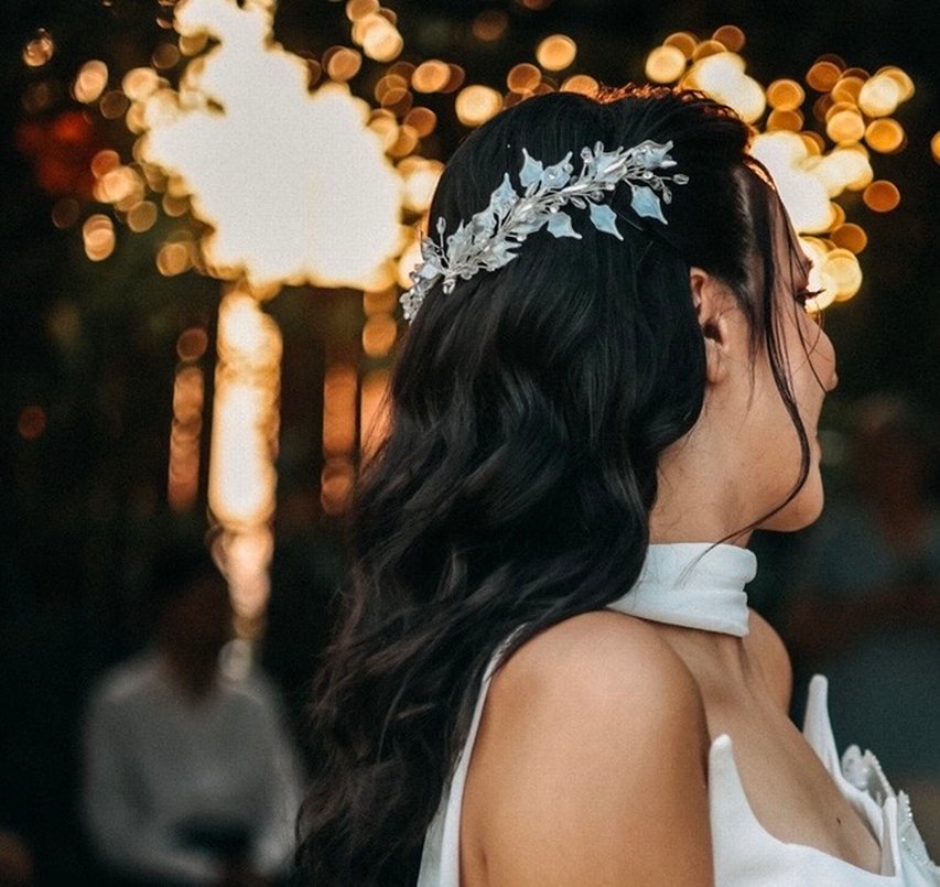 Gelin Gri Metal Saç Aksesuarı - Görsel 2