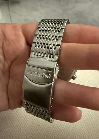 Gri Swatch Erkek Klasik Kol Saati - Görsel 3