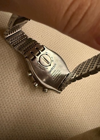 Gri Swatch Erkek Klasik Kol Saati - Görsel 6