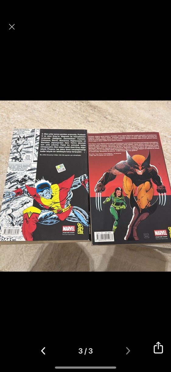 X-Men Klasik Marvel Çizgi Roman Seti - Görsel 3