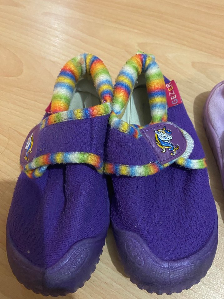 Kız Çocuk 27 no 2 adet panduf - Görsel 3