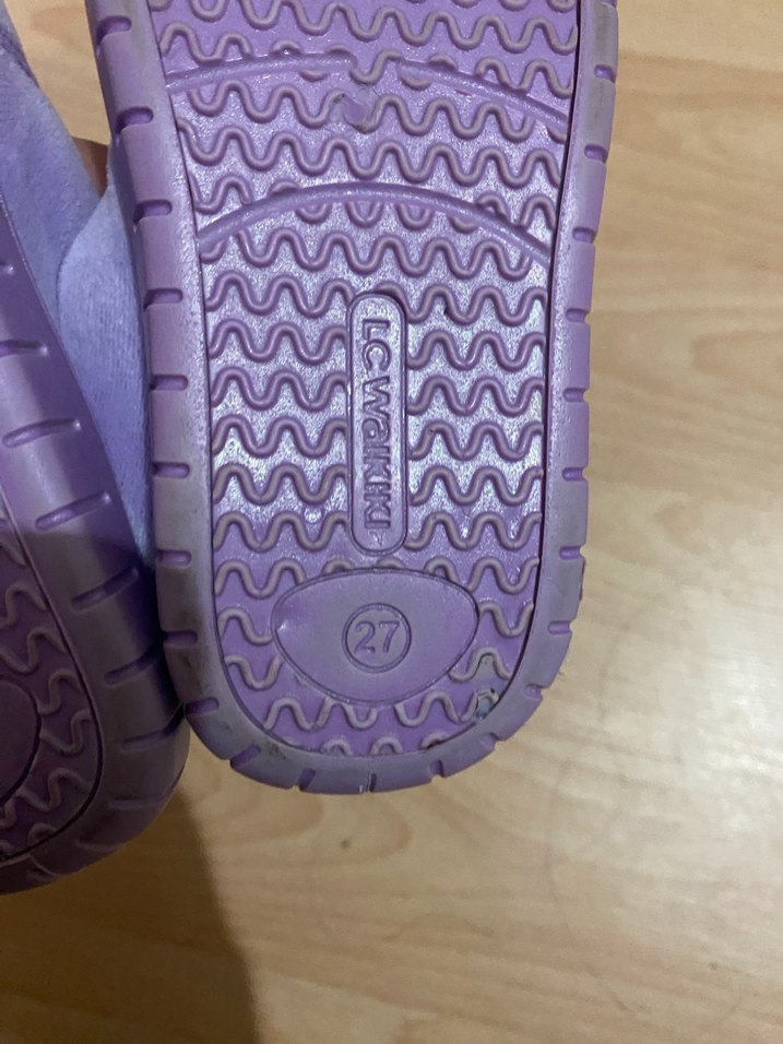 Kız Çocuk 27 no 2 adet panduf - Görsel 4