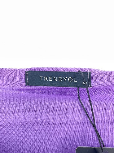 48 Beden mor Renk Trendyol & Milla Uzun Elbise %70 İndirimli.