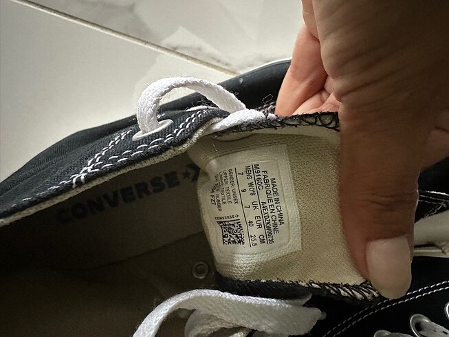 40 Beden siyah Renk Converse